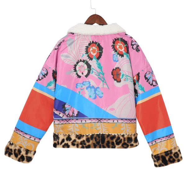 APPLIQUE LEOPARD CHIC PATCHWORK PADDED JACKET 6