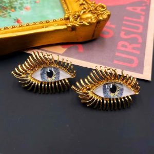 Devil's Eye -Lash Stud Earrings